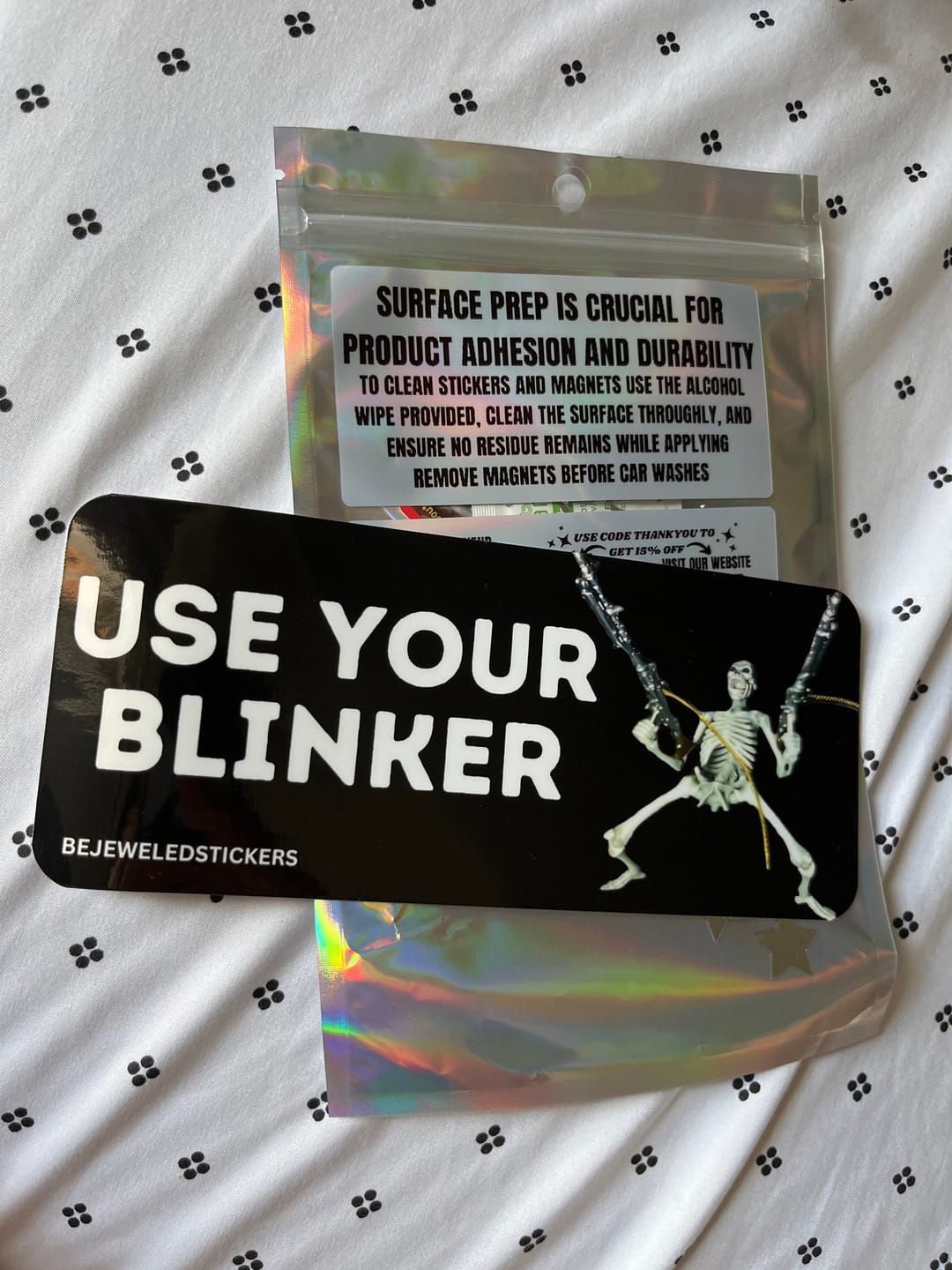Customer photo review of Use your blinker!