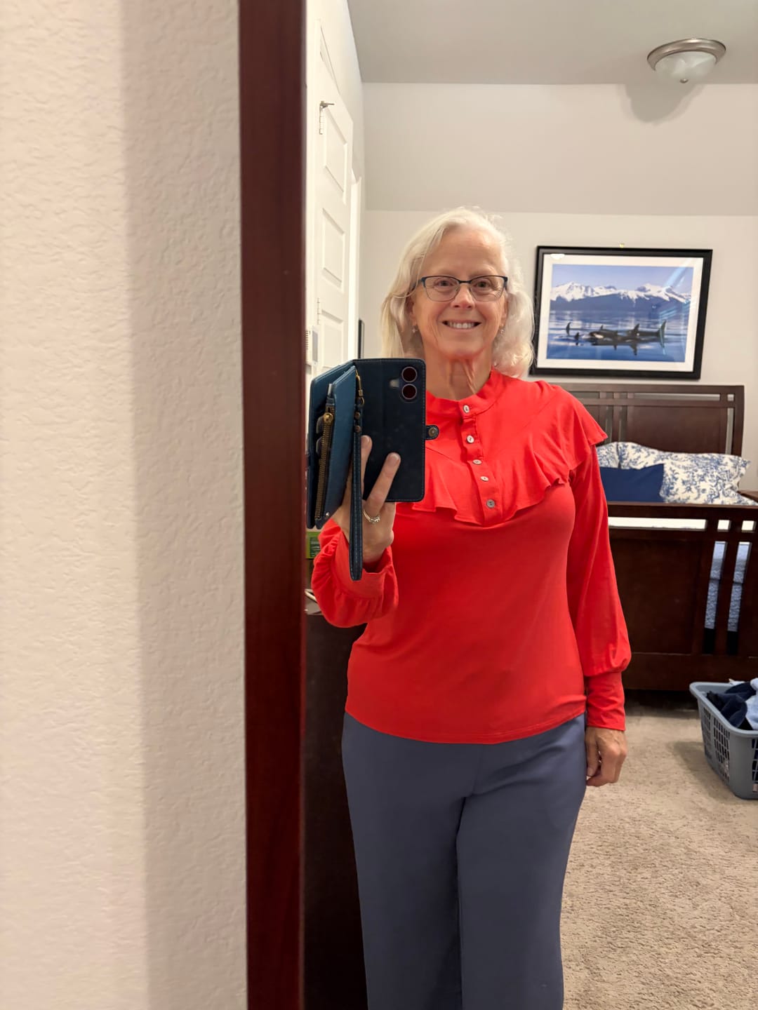 Customer photo review of Brigitte Brianna Hudson Top