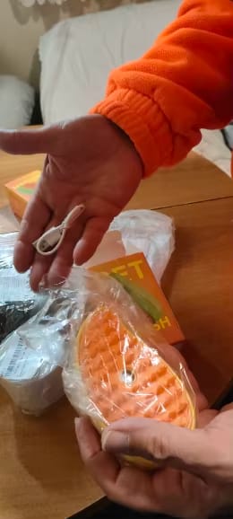 Customer photo review of Cepillo Mascotas con vaporizador