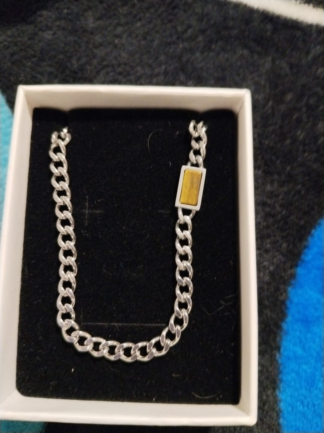 Customer photo review of Cadena Instinto - Acero Inox.