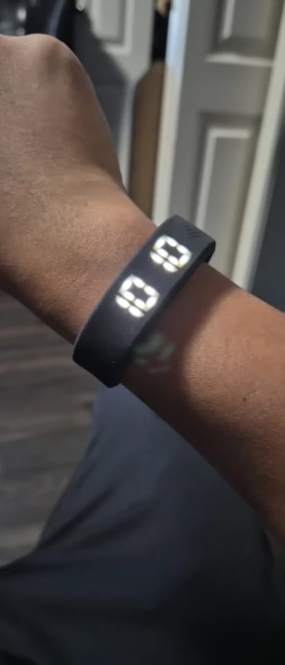 Customer photo review of Silent Vibrating Alarm Watch | Nivox Nudge