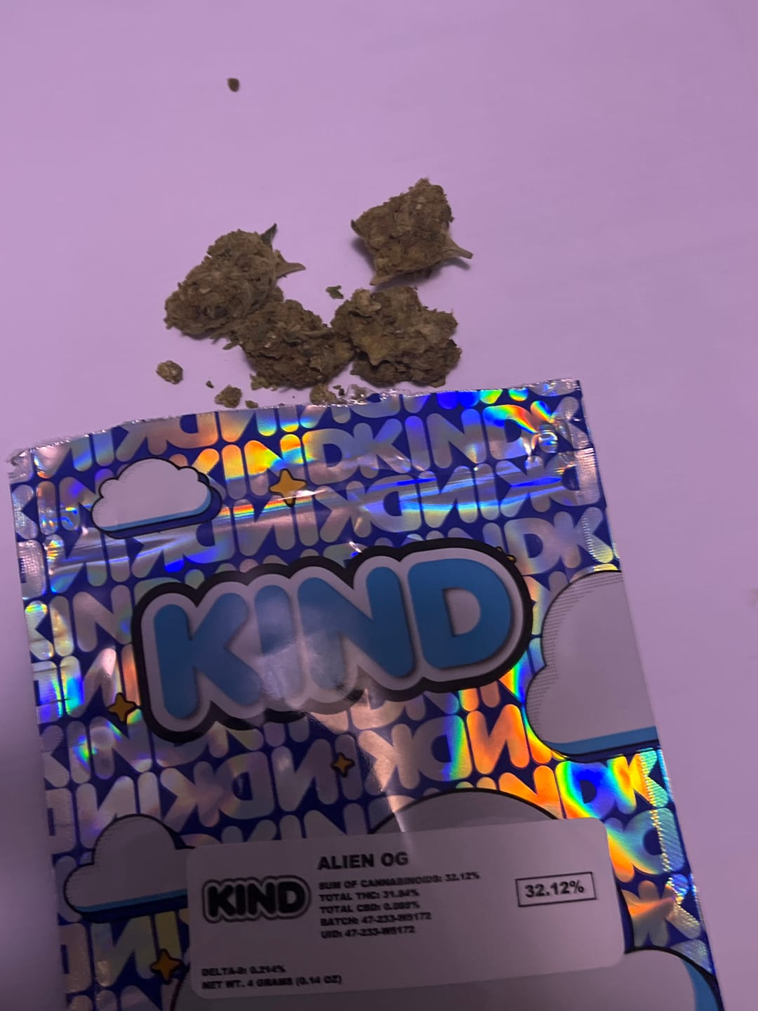 Customer photo review of Alien OG - 4 Grams - Indica