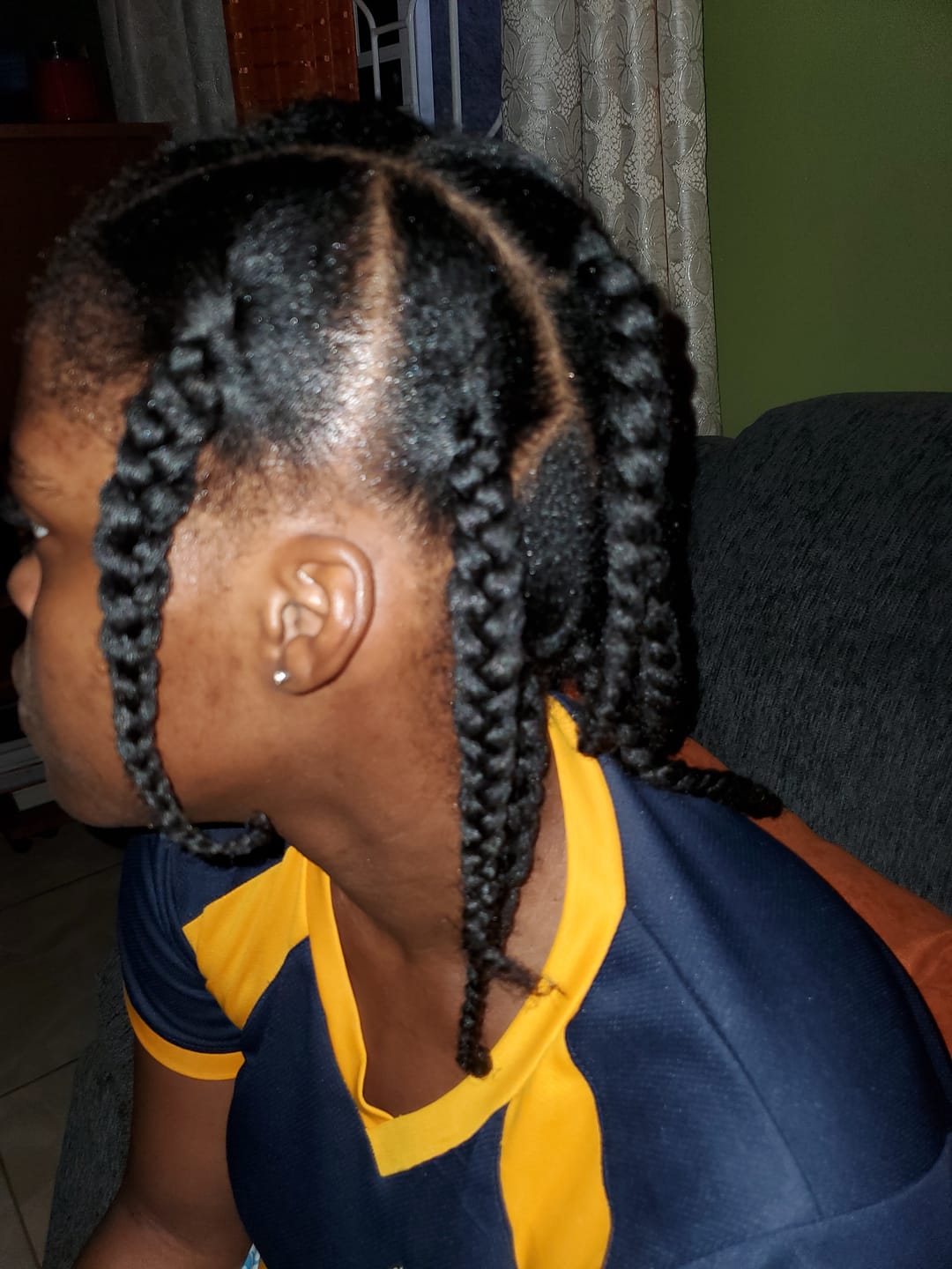 Customer photo review of Infused Ze Oil – Herbal Nourishing Scalp Blend