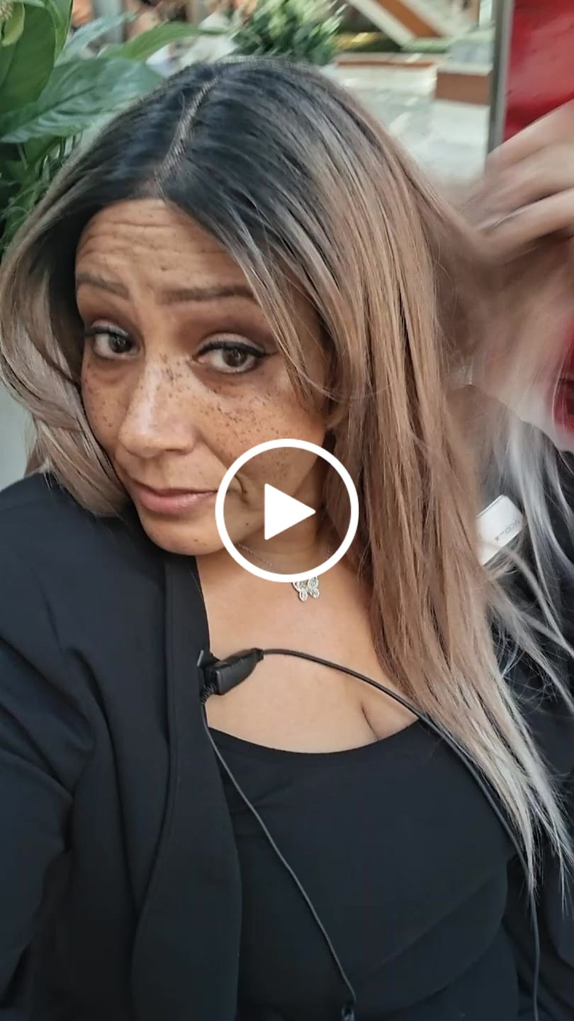 Customer video review of Motown Tress HD Invisible Lace 13X7 Fake Scalp Wig - LS137.Pink