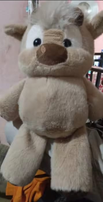 Customer photo review of Salla-Gör Hareketli Peluş - Beyaz İnek