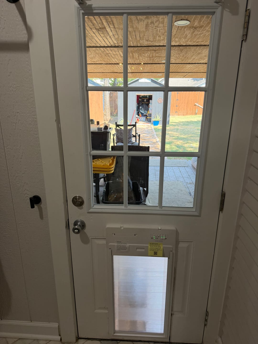 Customer photo review of Clear 9 Lite Glass and Frame Kit (Half Lite)