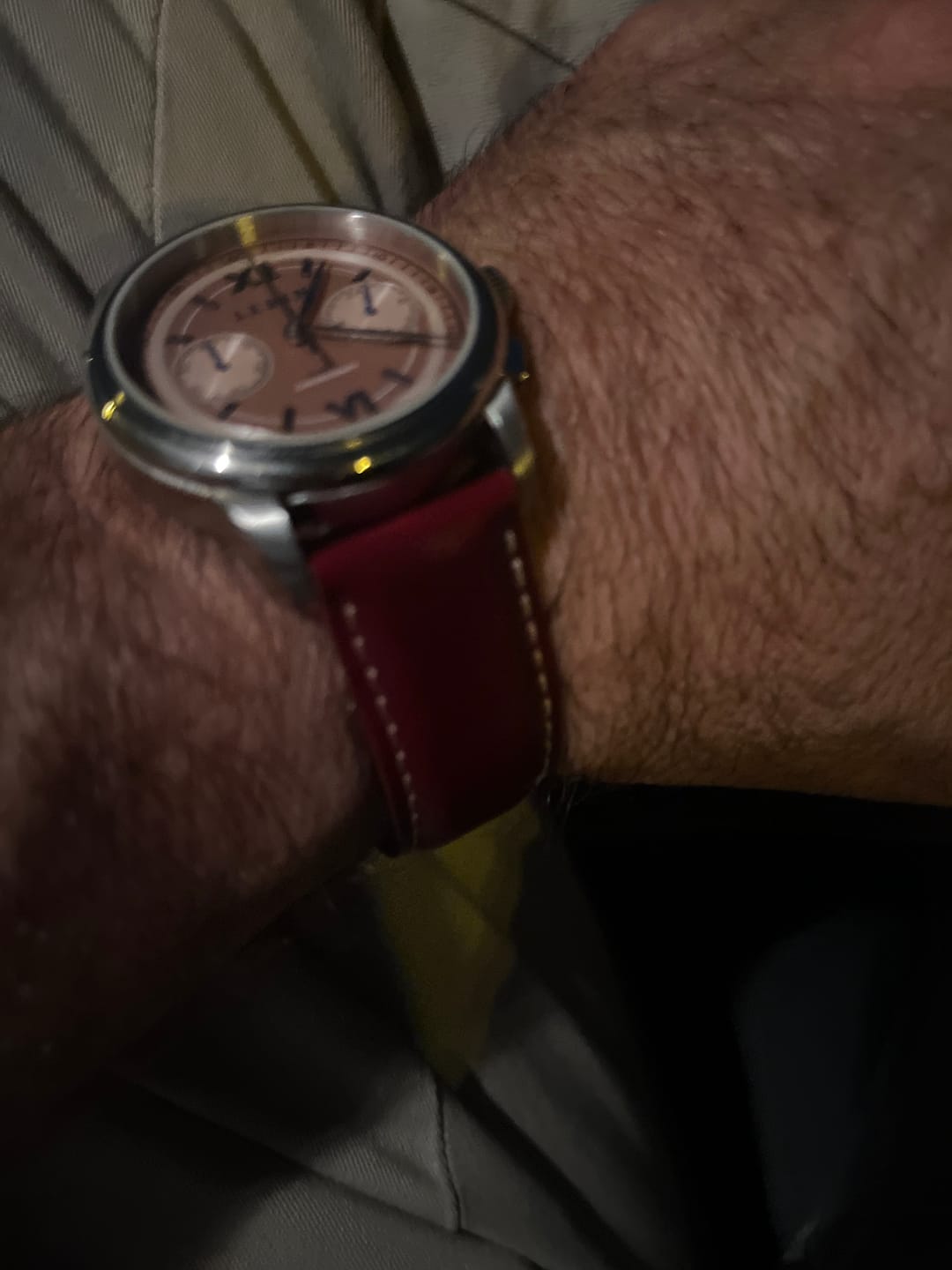 Customer photo review of Hybrid Chronograph Limited Edition - Salmon