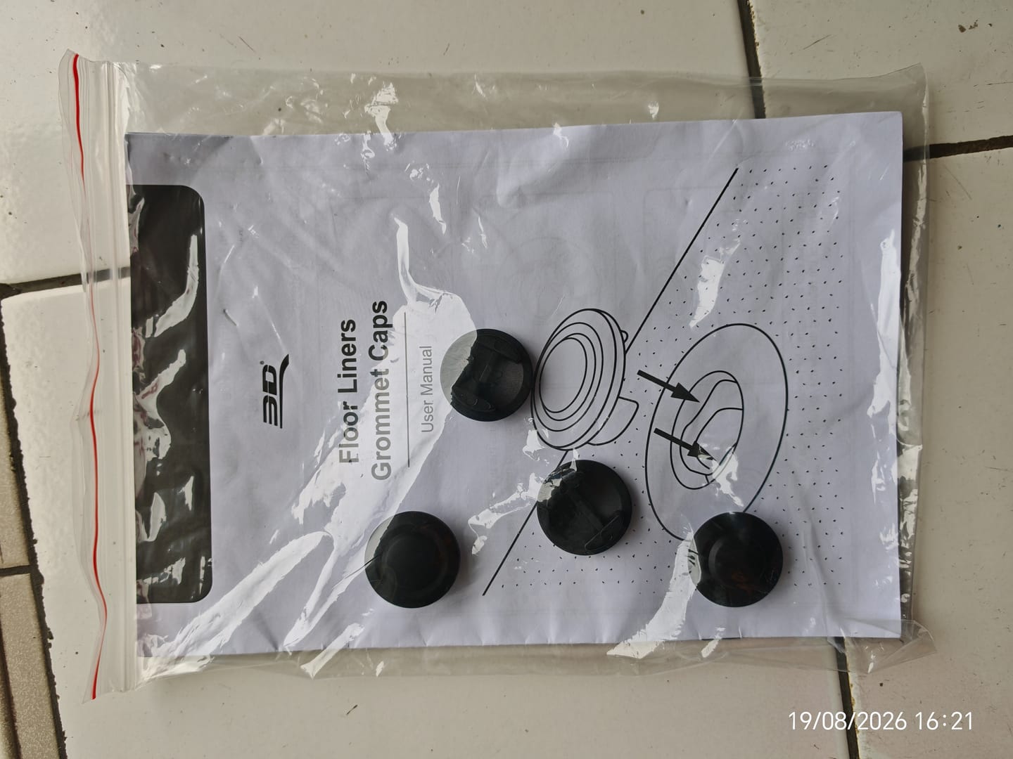 Customer photo review of EYELET CAP - For Toyota & Honda only
