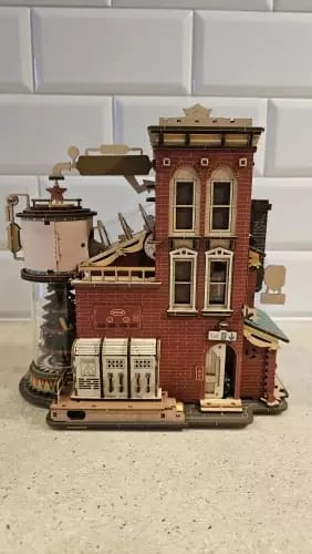 Customer photo review of ROKR Christmas Dream Gift Factory Wooden Music Box