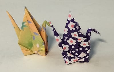 Customer photo review of Japanskt origamipapper 30 mönster 7,5x7,5 cm