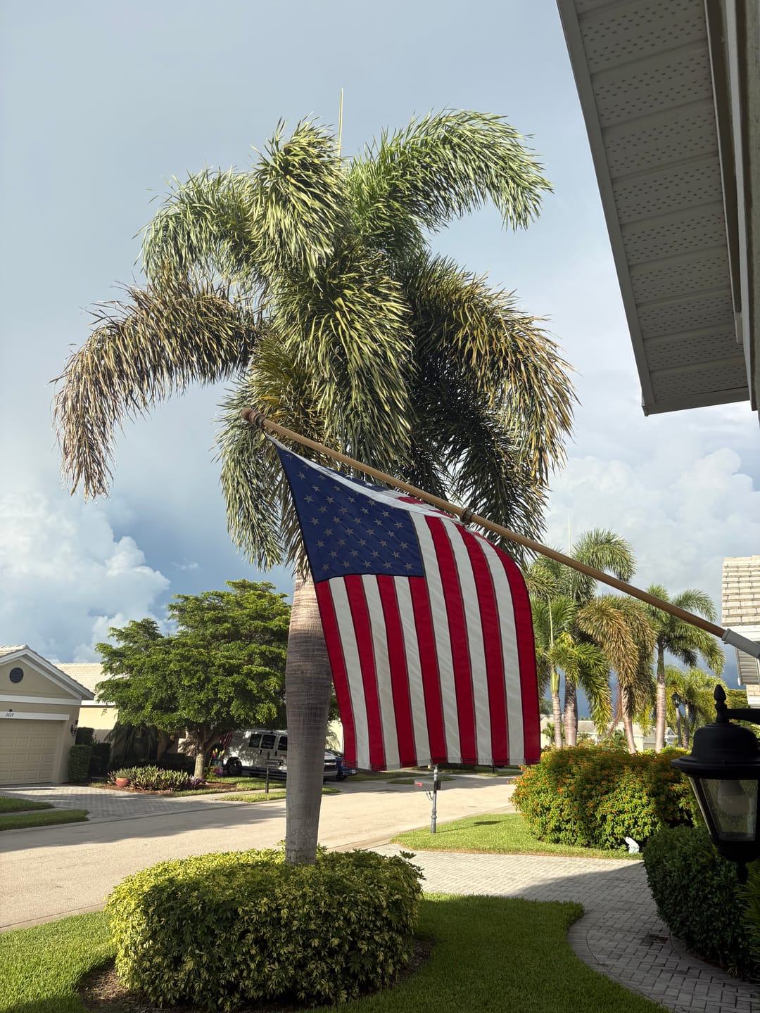 Customer photo review of 3' x 5' American Flag Set