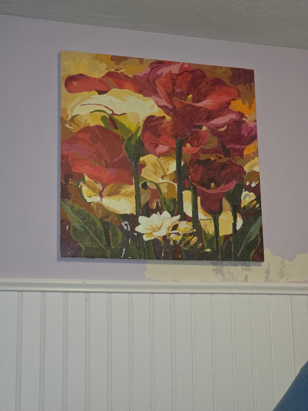 Customer photo review of Sunset Calla Bloom (Paint by Numbers)