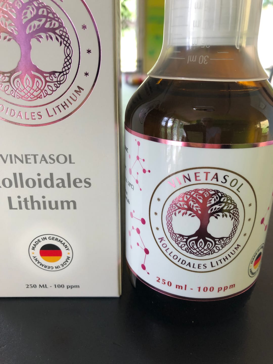 Customer photo review of Kolloidales Lithium 100 ppm