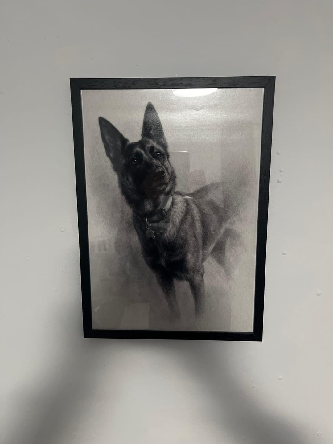 Customer photo review of Charcoal - Personalised Poster
