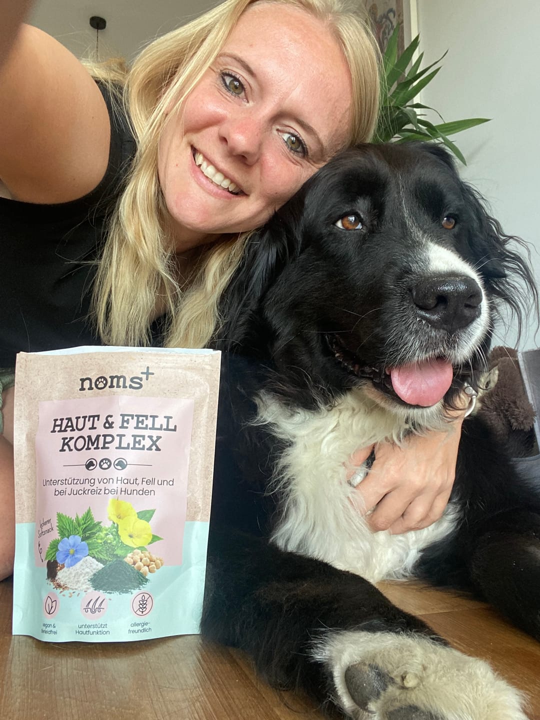 Customer photo review of Haut-Komplex für Hunde