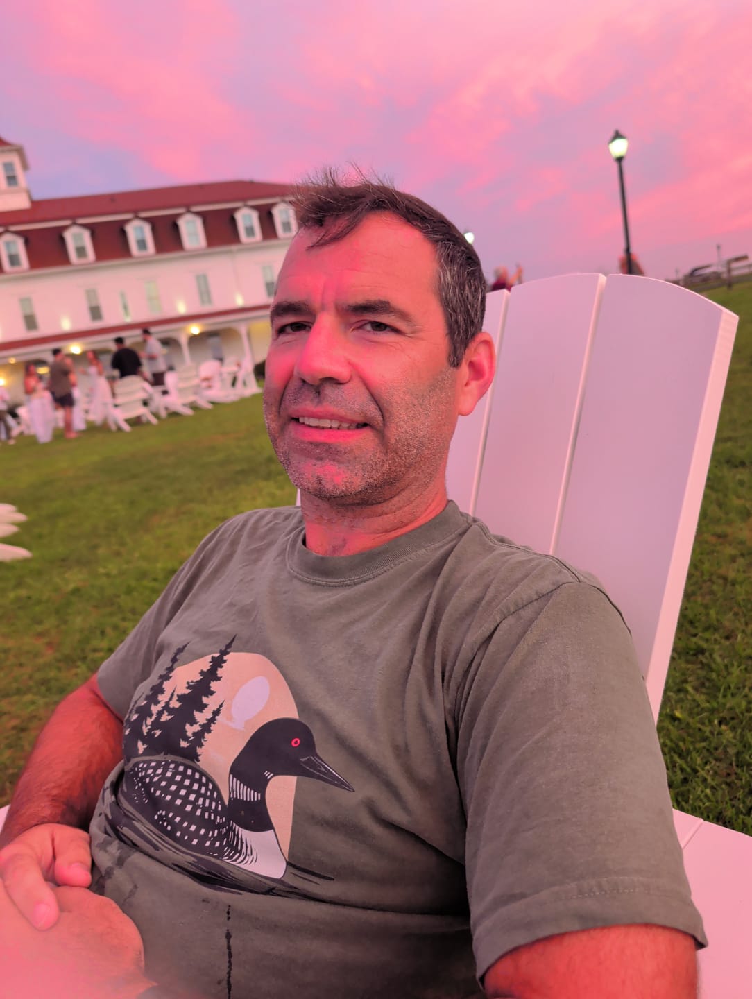 Customer photo review of Loon Moon T-Shirt