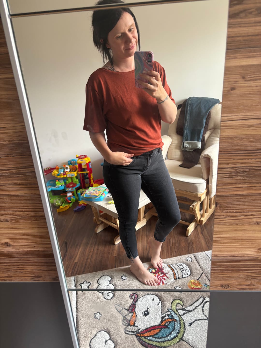 Customer photo review of Letzte Stücke: Damen T-Shirt Sommermerino