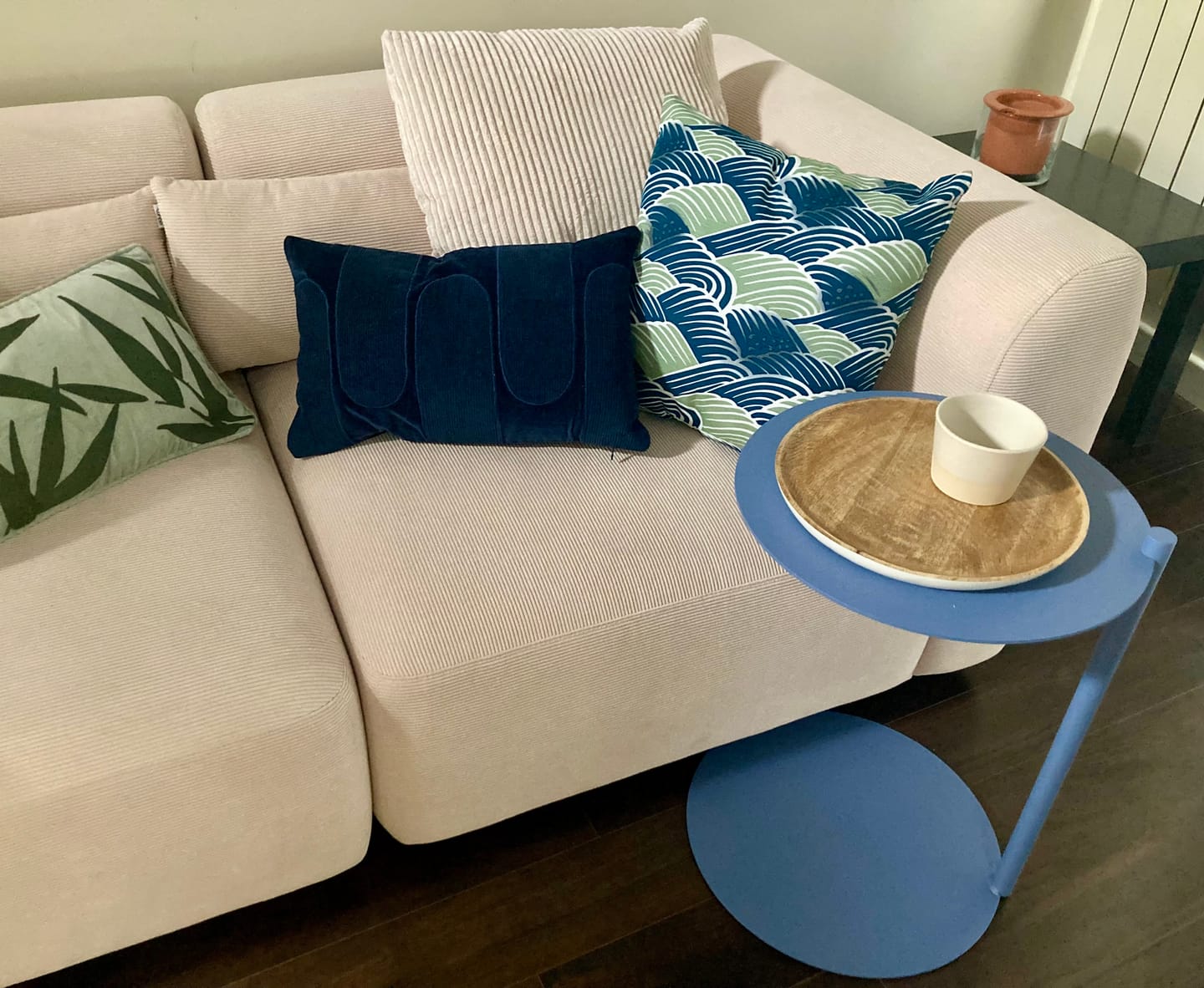 Customer photo review of Funda Cojín Japonesa Irodori Onami - 45x45 cm