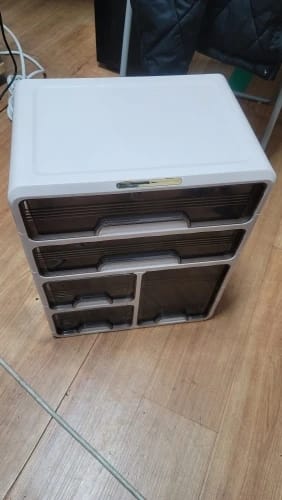 Customer photo review of Drawer Medicine Storage Box - Layered Family Medicine Organizer with Large Capacity