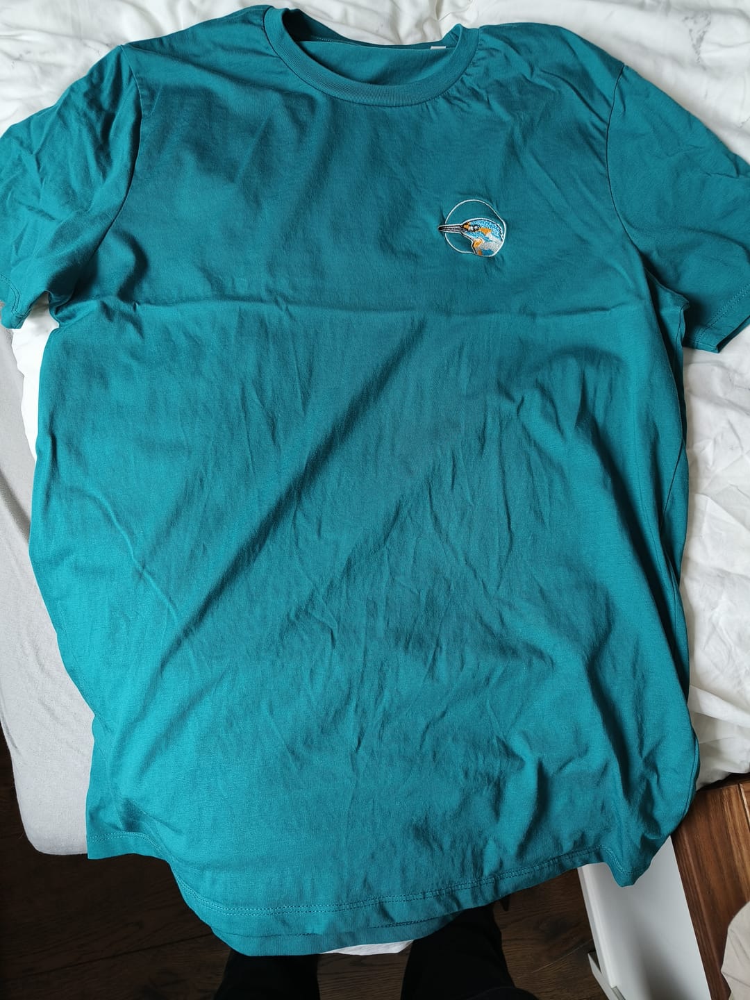 Customer photo review of Eisvogel Bio Männer T-Shirt Stick