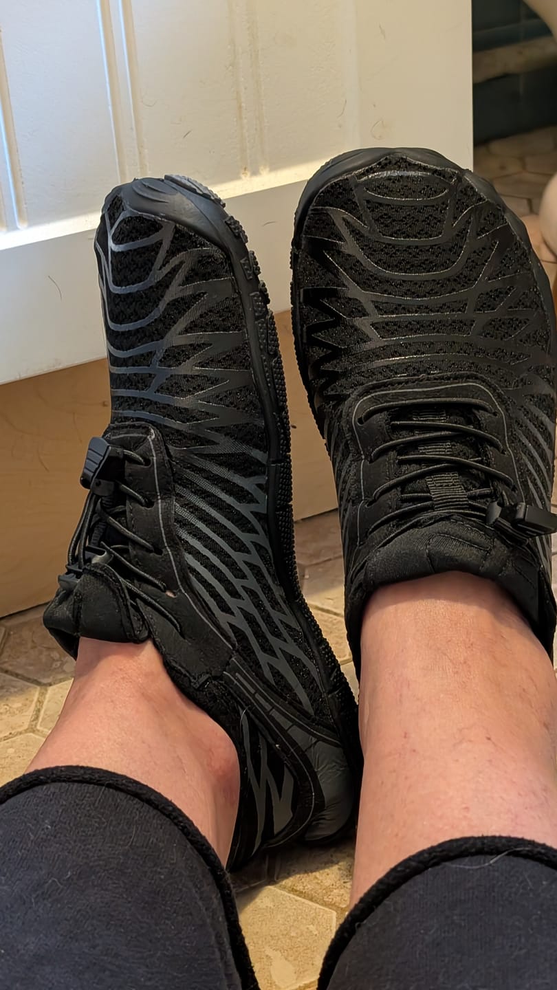 Customer photo review of Finally Walk Pain-Free Again With Our Grounding Barefoot Shoes