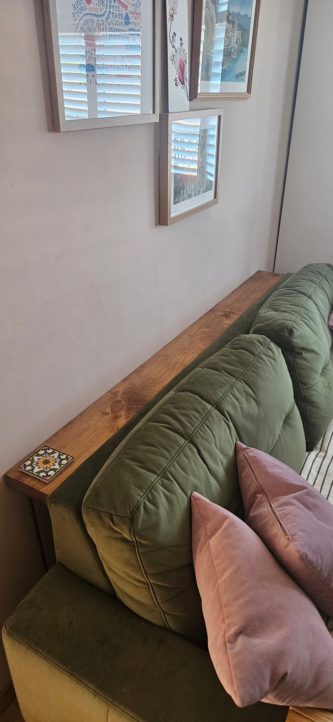 Customer photo review of Console Table 15cm Depth | Hairpin Leg