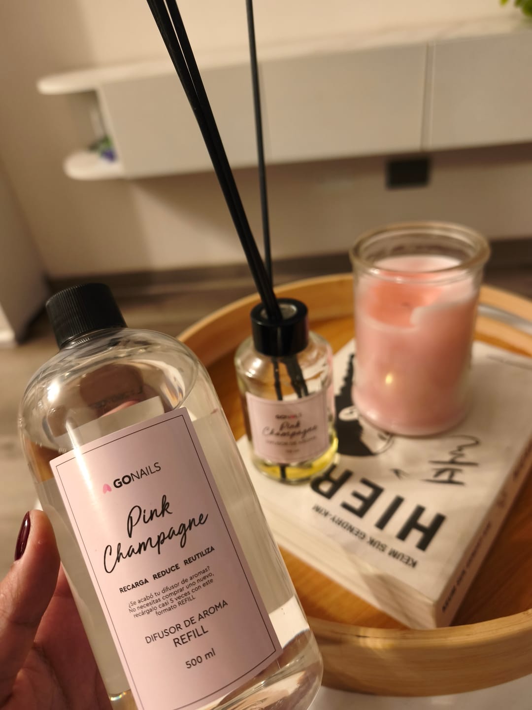Customer photo review of Refill Difusor de Aroma - Pink Champagne 500 ml
