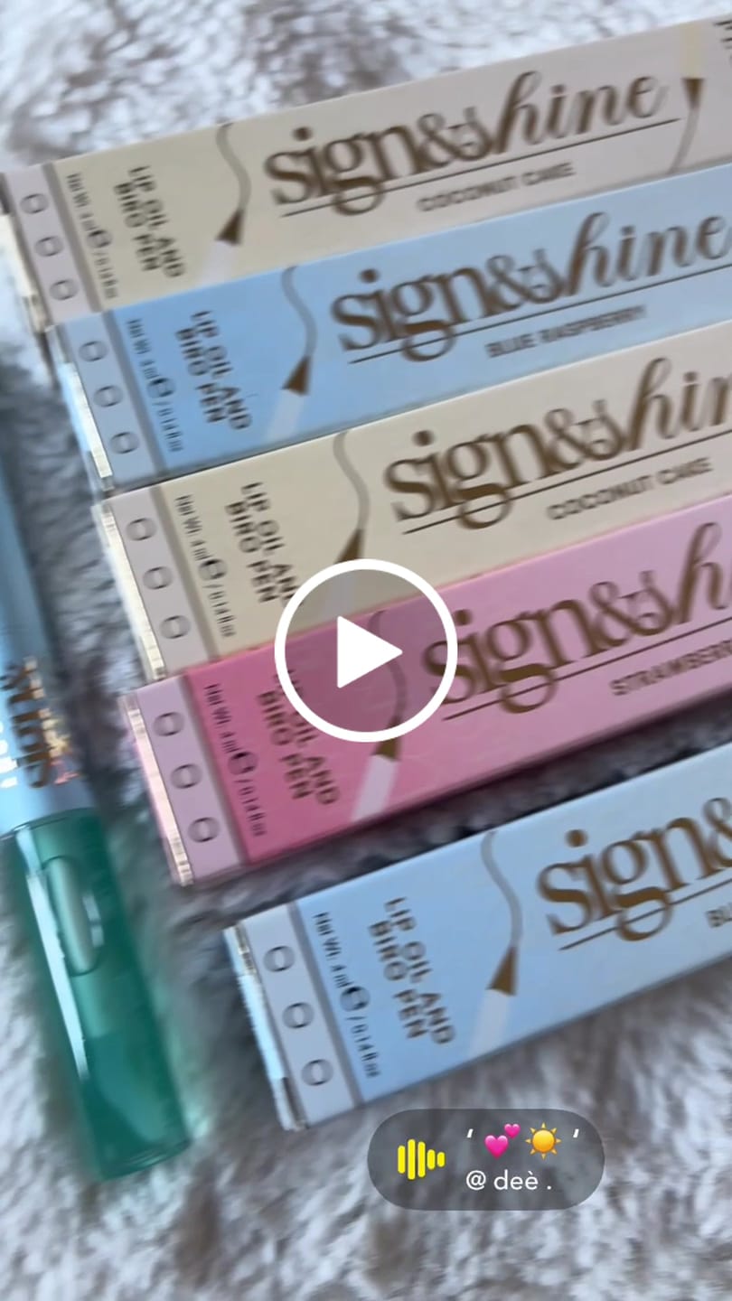 Customer video review of Back to Business Sign And Shine Lip Oil Pen - PRE-ORDER