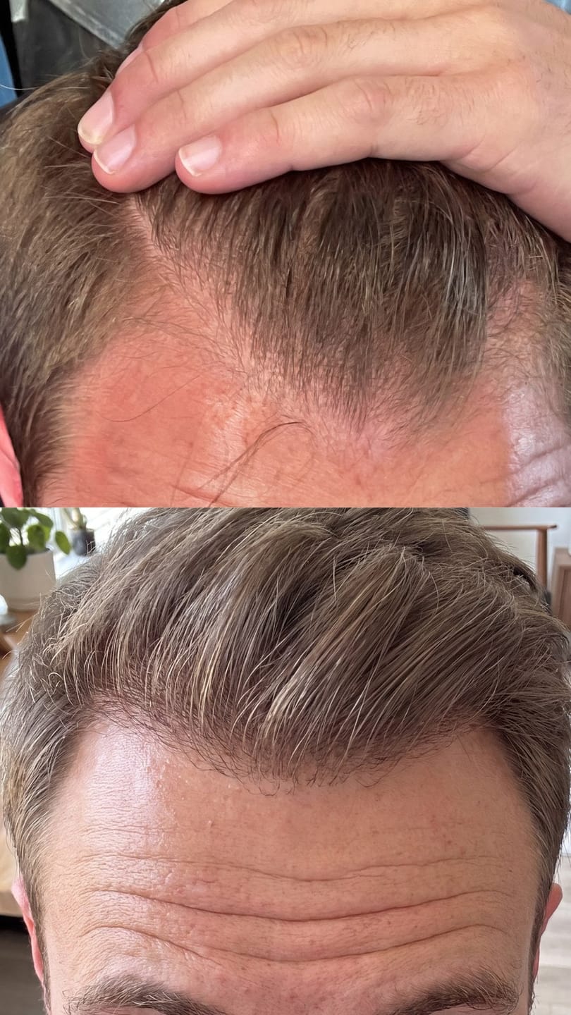 Customer photo review of Microfollic™ Hair Infusion System