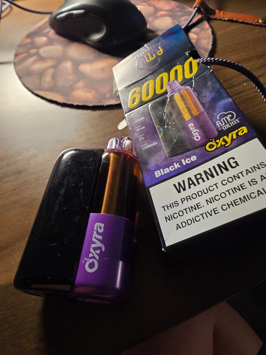 Customer photo review of Oxyra – 60K Puffs