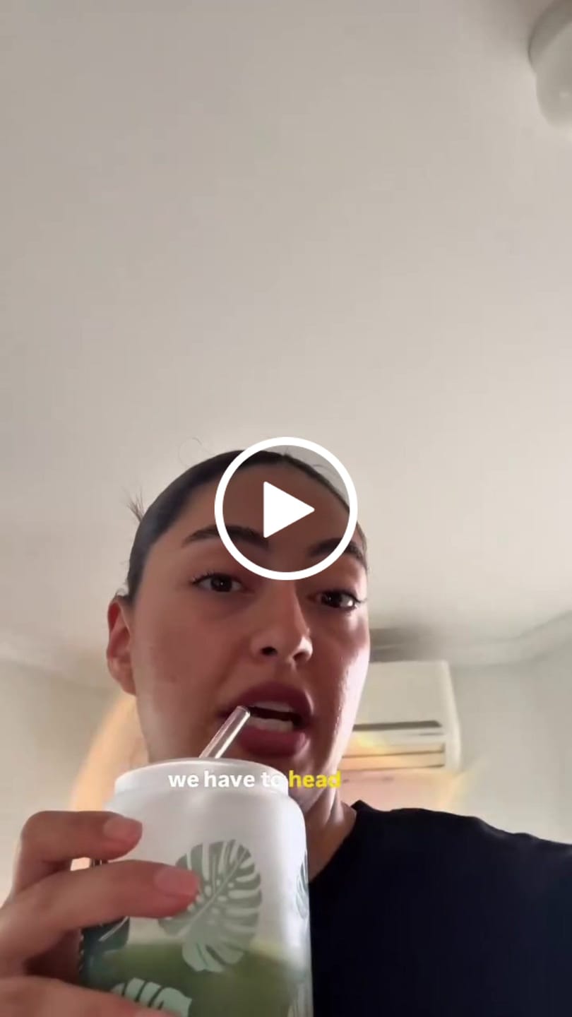 Customer video review of Strawberry Matcha+ Latte Powder