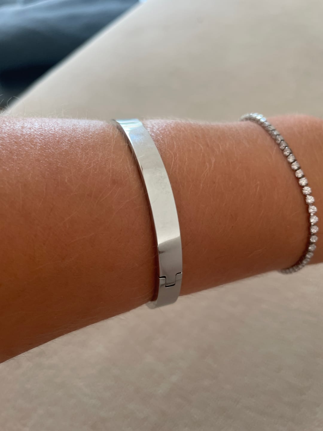 Customer photo review of Liana Armreif | 18K vergoldet