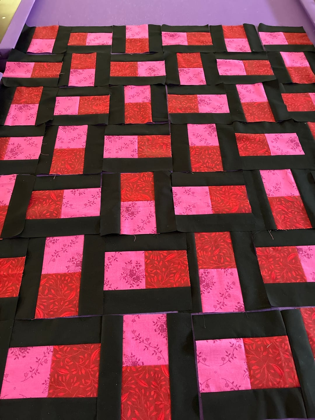Customer photo review of Pure Solids Fabric Collection - Deep Black