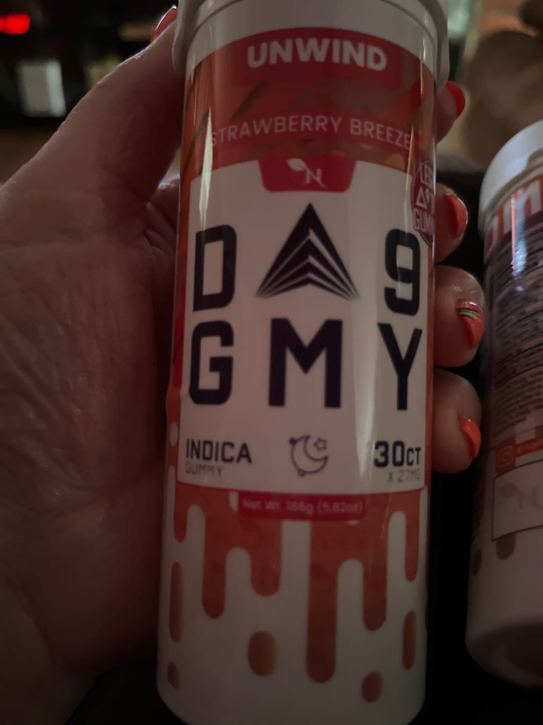 Customer photo review of DELTA 9 GUMMIES - 30CT Strawberry Breeze 810mg (15mg ea.) – INDICA