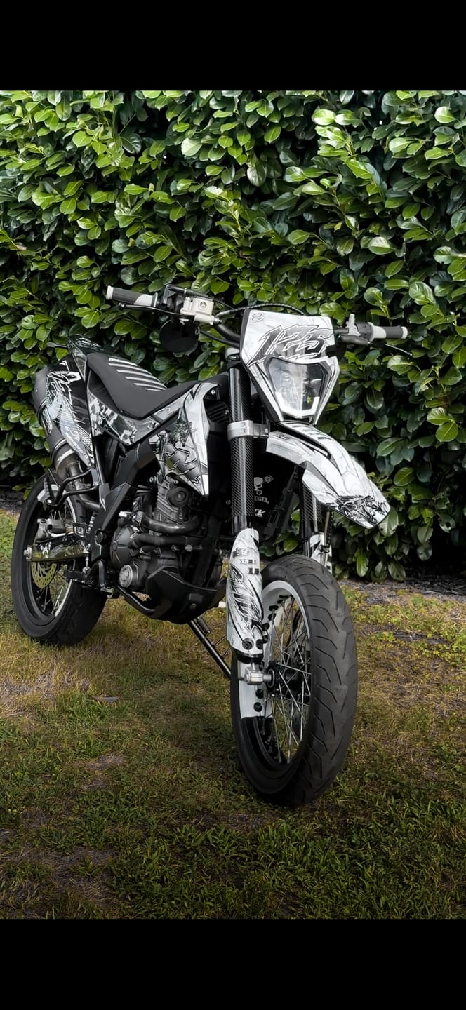 Customer photo review of NEW! FADED DRAGON - GRAPHICS KIT