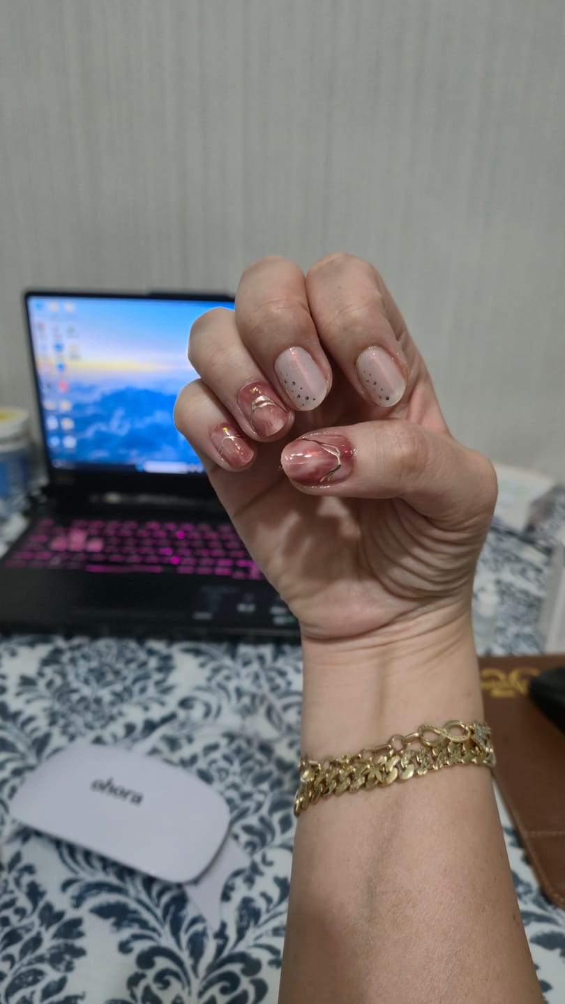 Customer photo review of N Sunset Water Jel Tırnak 30 Adet, 2 Kullanım