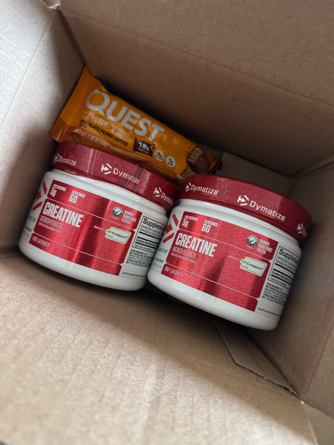 Customer photo review of DYMATIZE CREATINE CREAPURE