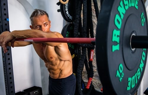 Customer photo review of Olympic Barbell & Plate Set - Phoenix 45 lb + 260 lb - IRONSIDE