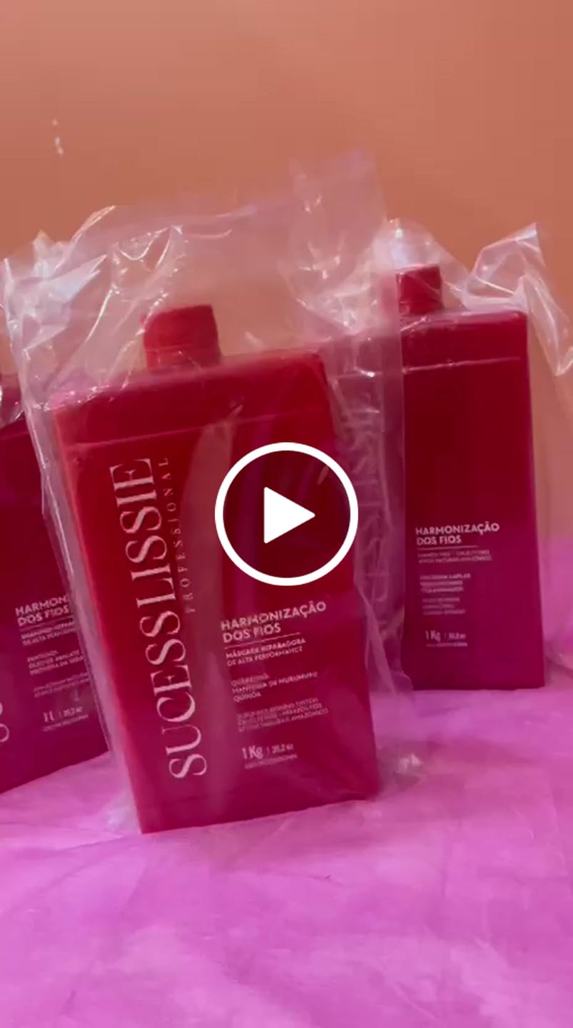 Customer video review of Kit Completo Harmonização dos Fios  Progressiva Sem Formol + Shampoo + Máscara 3x1kg – ( Envio imediato)