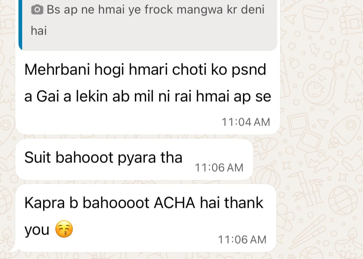 Customer photo review of Noir & Noor | Black 3 Piece Suit with Silver Zari Embroidery and Sheer Dupatta