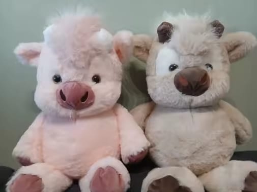 Customer photo review of Salla-Gör Hareketli Peluş - Beyaz İnek