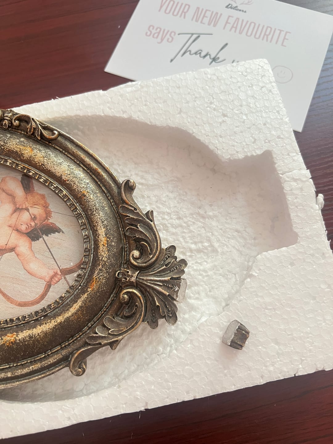 Customer photo review of French Vintage Oval Frame