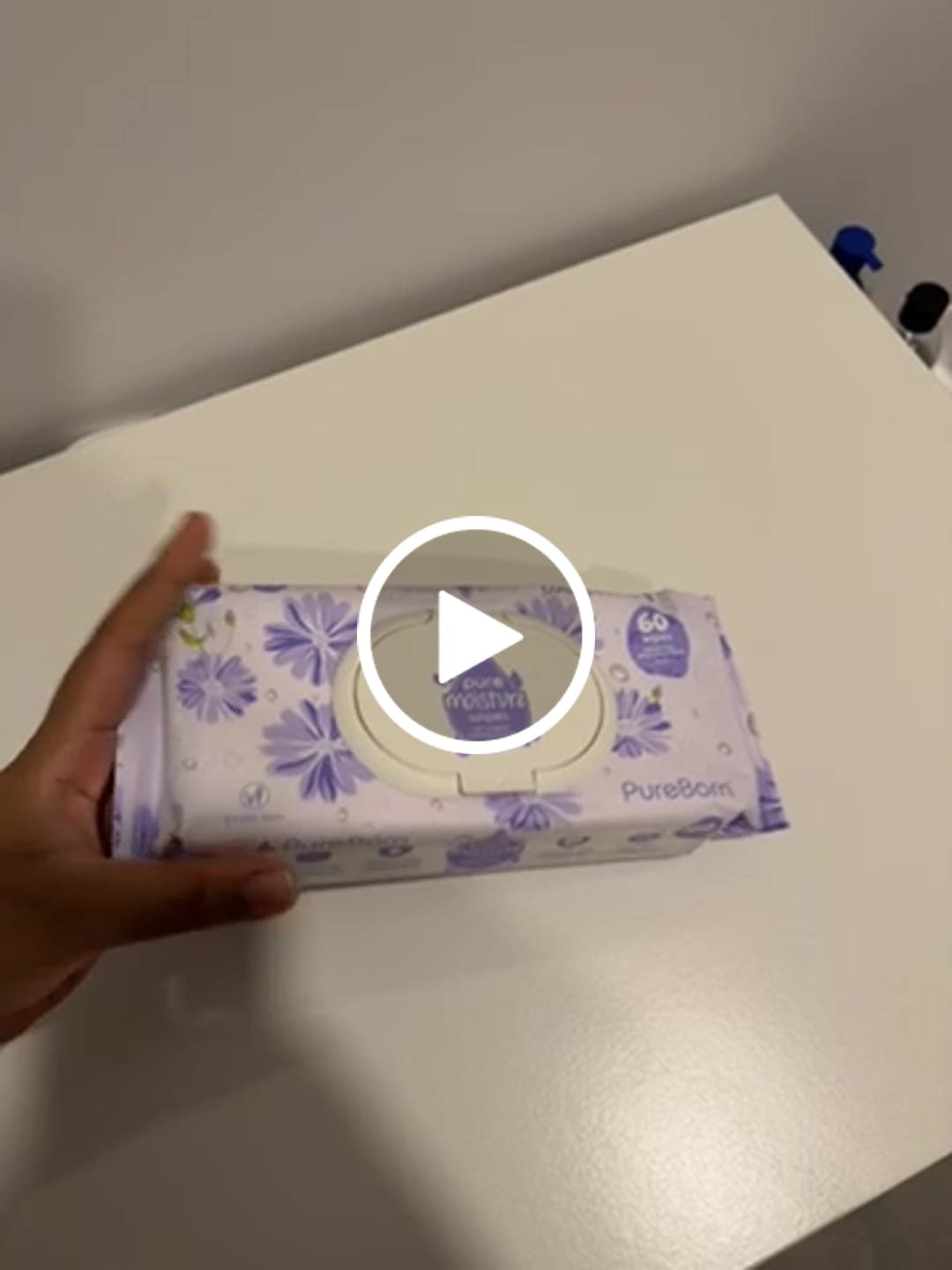 Customer video review of Pureborn Pure Moisture Wipes with Organic Calendula Lotion
