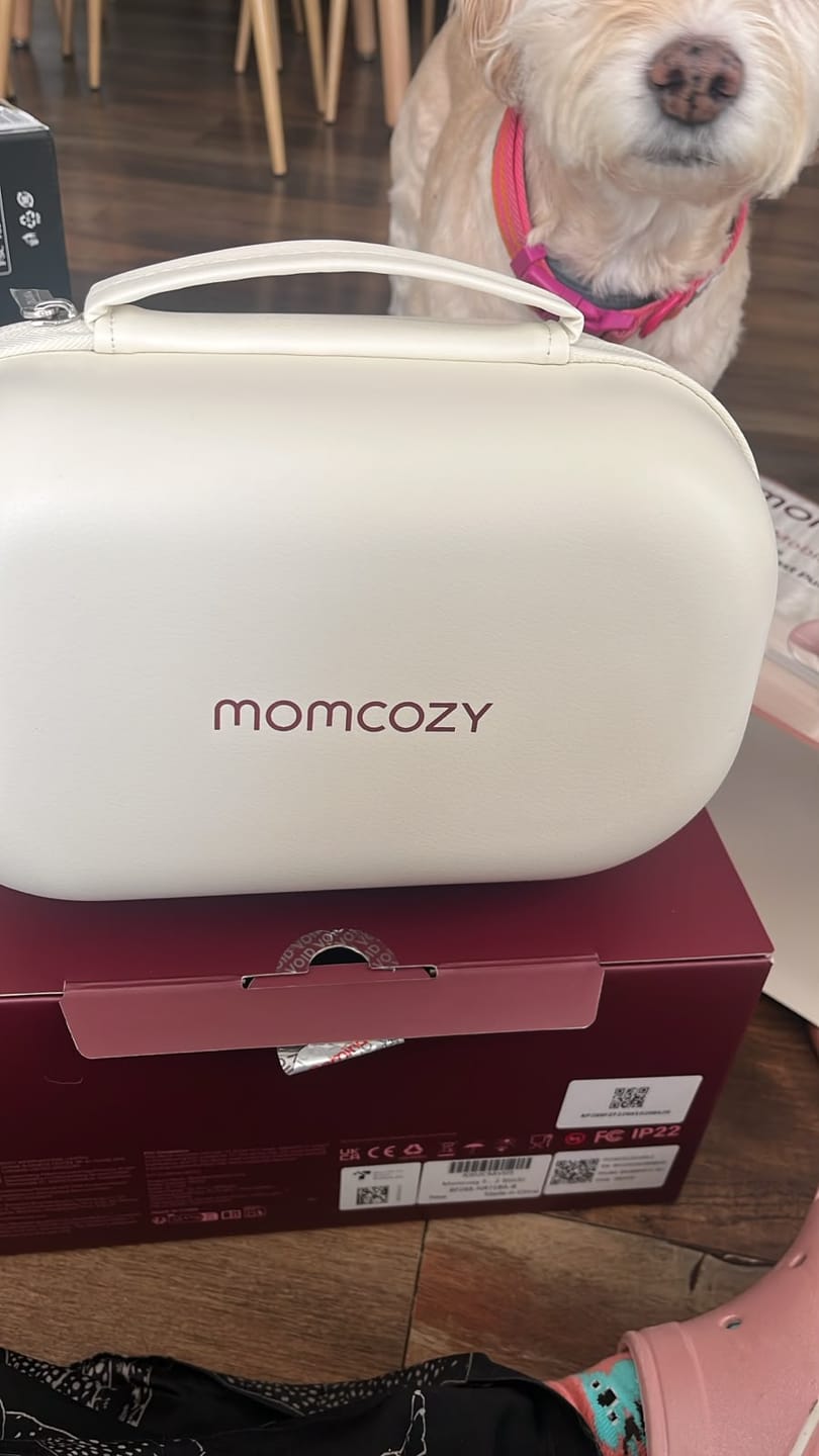 Customer photo review of Extractor de Leche Materna M9 Doble - Momcozy