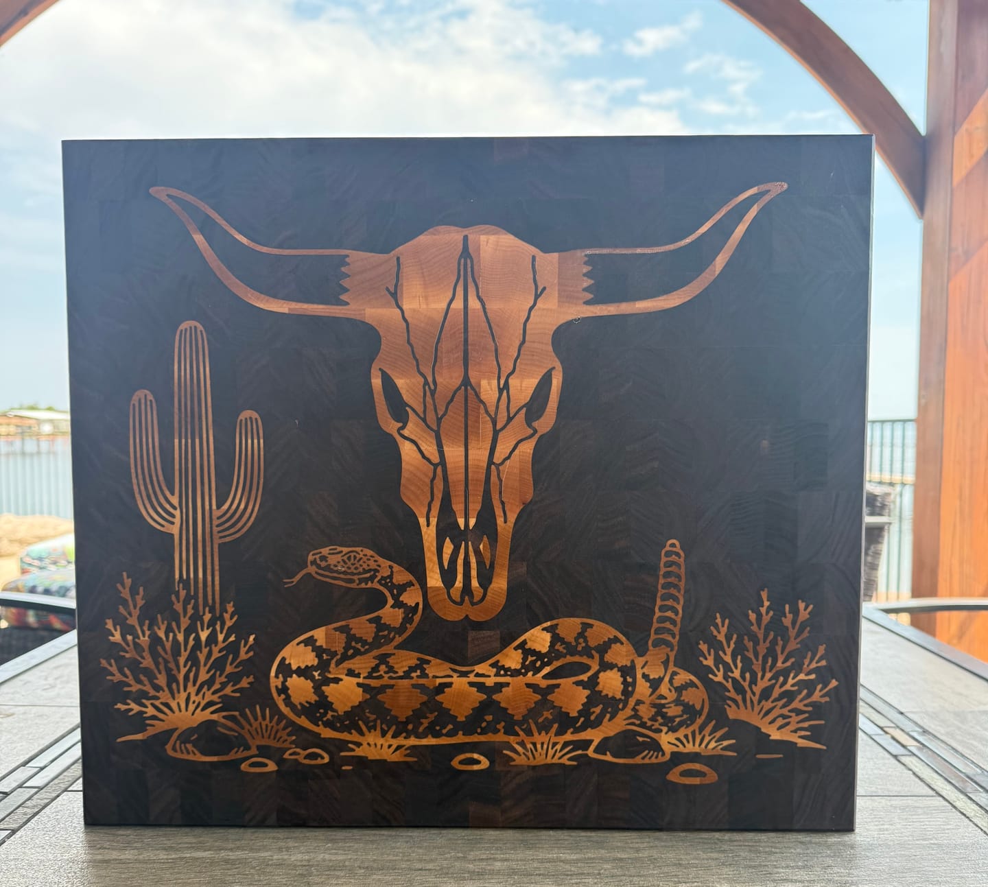 Customer photo review of Custom Inlay Builder (18"x12")