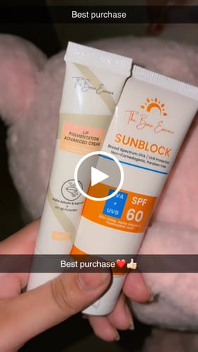 Customer video review of Pack of 2 Lip Cream + FREE Sunblock