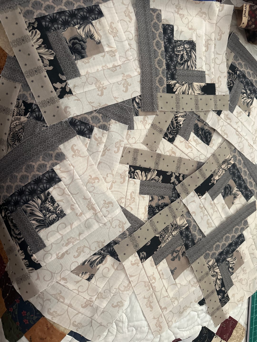 Customer photo review of Block Of The Month - Cotillion (109.5" x 109.5")