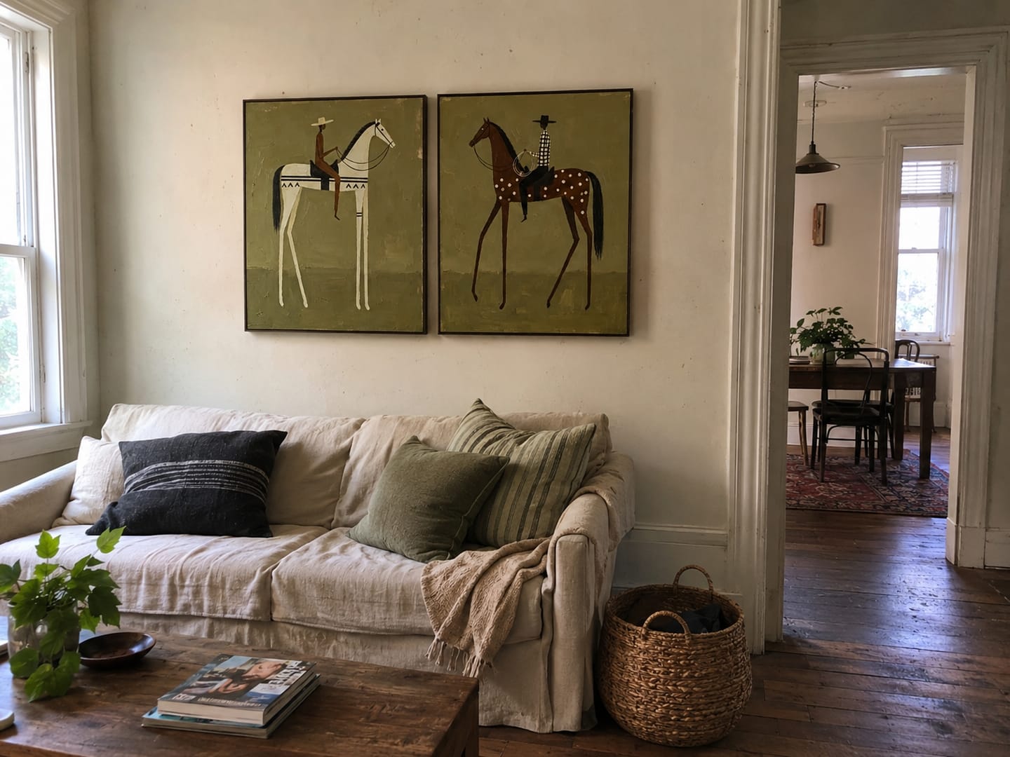 Customer photo review of Vintage Americana Art｜Wilderness Riders