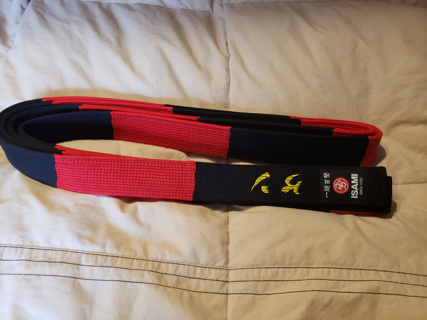 Customer photo review of Isami Red Black Belt