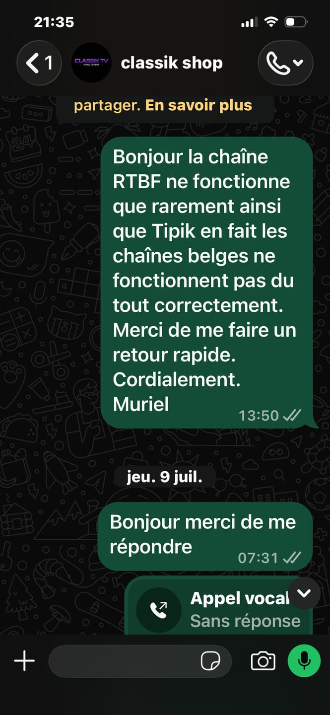 Customer photo review of 🖥️ Service Installation – 12 mois S.A.V PREMIUM
